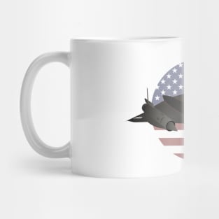 American SR-71 Blackbird Reconnaissance Aircraft Mug